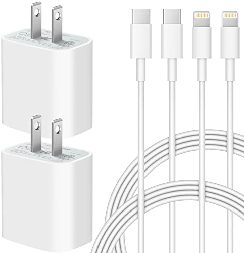 20W Fast Charger & 6FT USB-C Cables Bundle