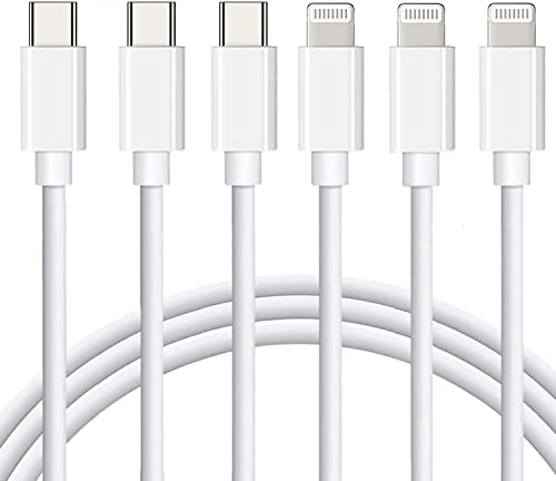 MFi Certified USB C to Lightning Cable 3-Pack