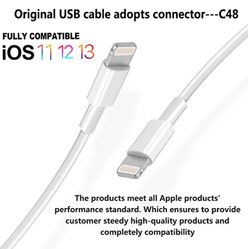 4-Pack Apple MFi Certified Lightning USB Charging Cables