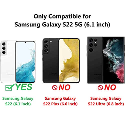 DiGPlus Galaxy S22 5G Floral Wallet Case