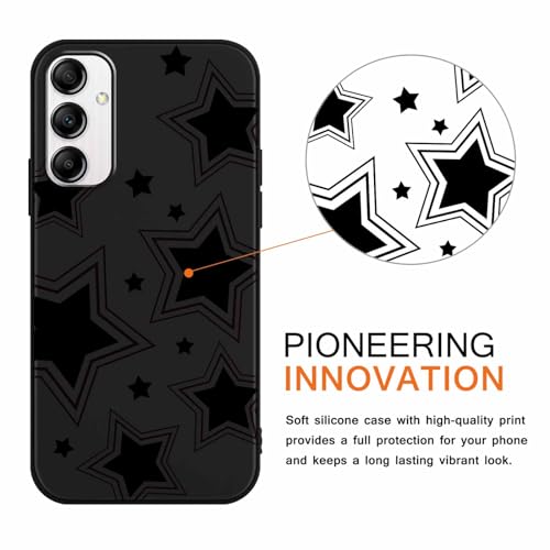 Cute Black Star Phone Case for Galaxy A14 5G