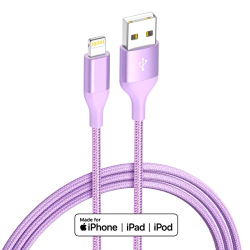 Colorful 6ft Lightning Charger Cable Pack for iPhone