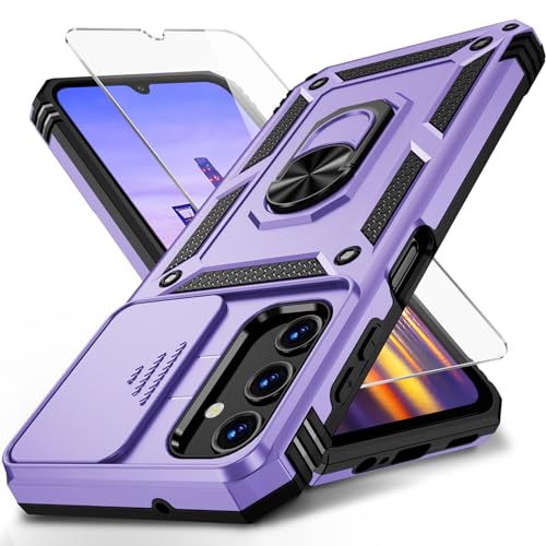 Samsung Galaxy A15 5G Case with Slide Lens Cover