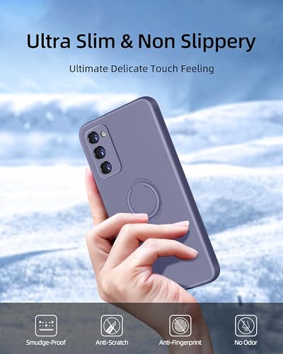 Dssairo Galaxy A03S Case with Ring Stand & Protectors