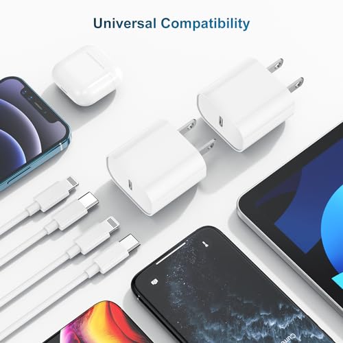 10FT Fast Charging USB C to Lightning Cable Set