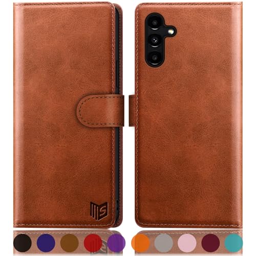 Samsung Galaxy A15 5G RFID Wallet Case - Light Brown