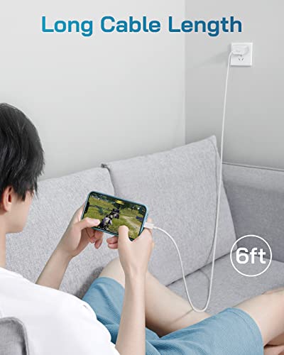 20W Fast Charging USB-C Wall Charger with Cable