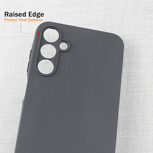 TENOC Matte Black Phone Case for Galaxy A15 5G