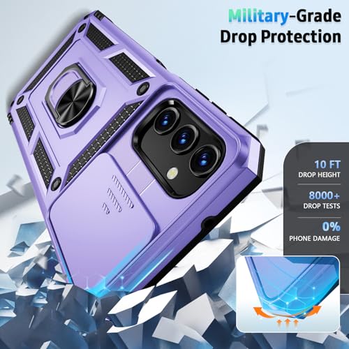 Samsung Galaxy A15 5G Case with Slide Lens Cover