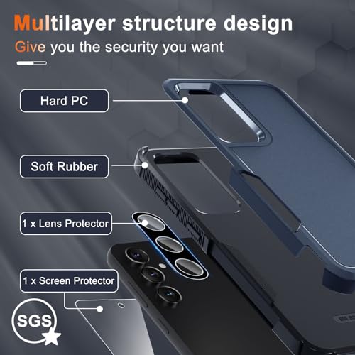 Rugged Samsung Galaxy A35/A55 5G Case with Accessories