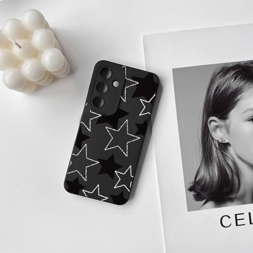 Cute Black Star Case for Samsung Galaxy A15 5G