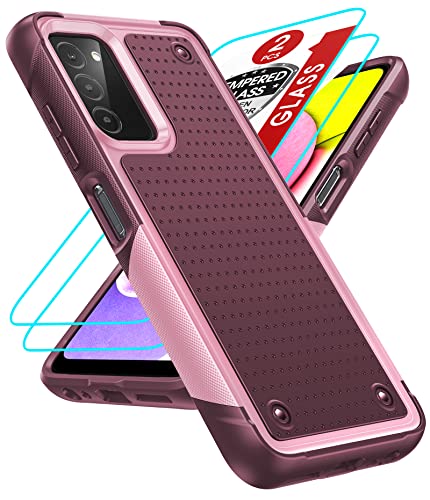 Samsung Galaxy A03S Dual Layer Shockproof Case Bundle