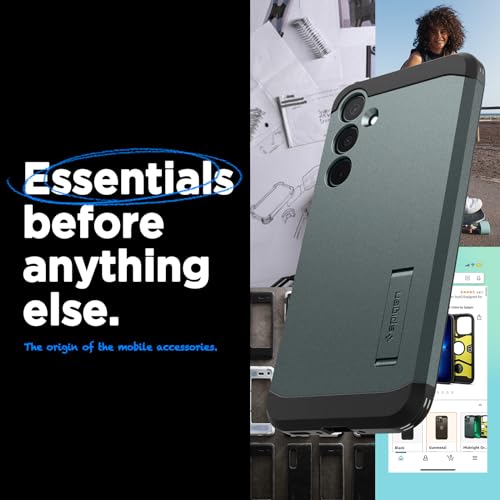 Spigen Tough Armor Galaxy A35 5G Case - Abyss Green