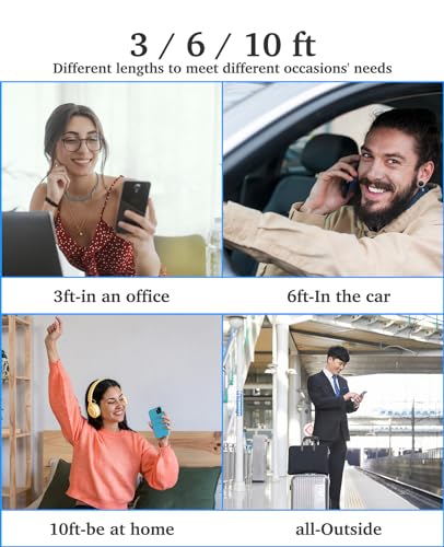 6-Pack Apple MFi Fast Charging Lightning Cables