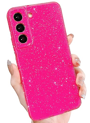 MINSCOSE Neon Bling Slim Case for Galaxy S22 Plus
