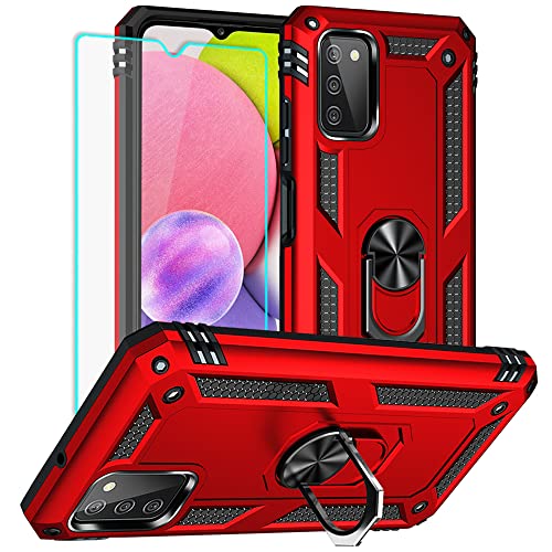 Military-Grade Samsung Galaxy A03S Case with Ring