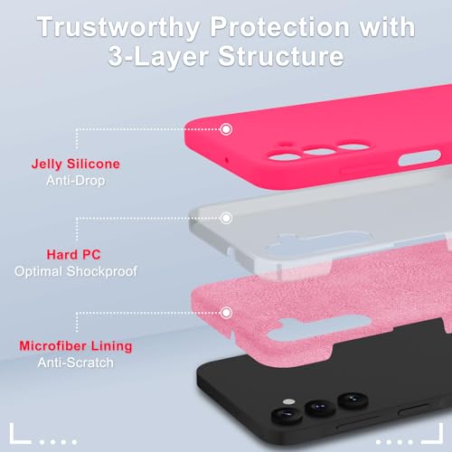 Samsung Galaxy A15 5G Hot Pink Silicone Case
