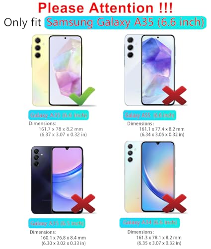 Qinmay Shockproof 3-Layer Case for Samsung A35 5G