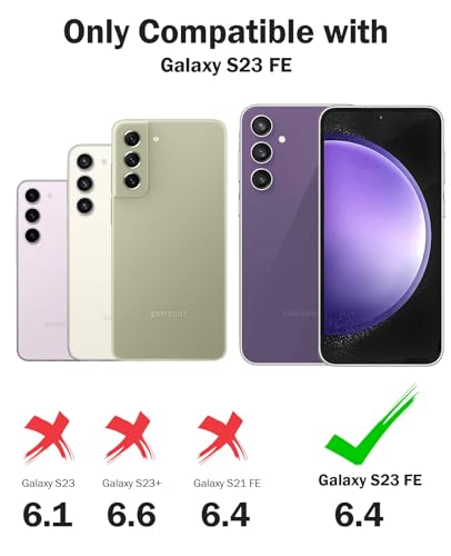 KSWOUS Glitter Phone Case for Samsung Galaxy S23 FE