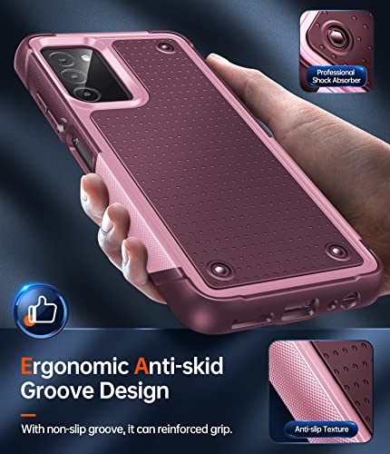 Samsung Galaxy A03S Dual Layer Shockproof Case Bundle
