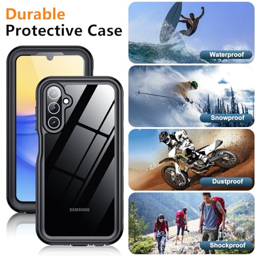 Temdan Waterproof Case for Samsung Galaxy A15 5G