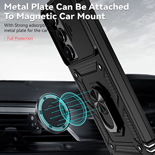 Samsung Galaxy S23 Ultra Case with Kickstand&Camera Cover