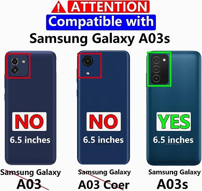 LeYi Samsung Galaxy A03S Rugged Phone Case & Protectors