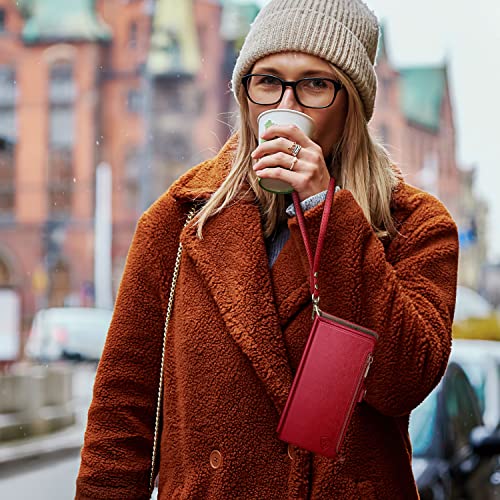 Samsung Galaxy A03S RFID Wallet Case - Red