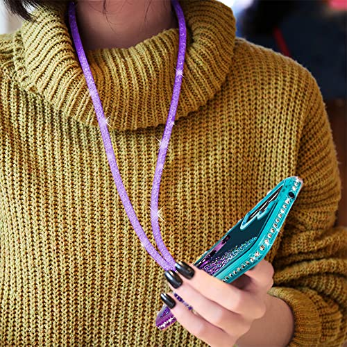 Galaxy S23 Liquid Holographic Glitter Case - Purple