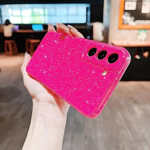 MINSCOSE Neon Bling Slim Case for Galaxy S22 Plus