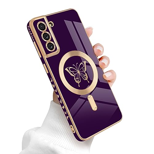 Magnetic Butterfly Case for Samsung Galaxy S21 Plus