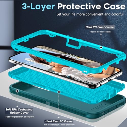 LeYi Samsung Galaxy A03S Rugged Phone Case & Protectors