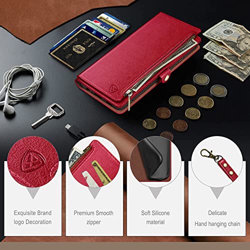 Samsung Galaxy A03S RFID Wallet Case - Red