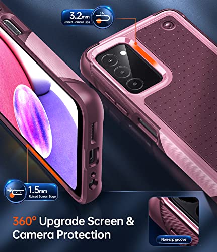Samsung Galaxy A03S Dual Layer Shockproof Case Bundle