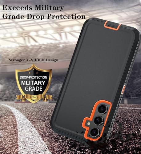 Qinmay Shockproof 3-Layer Case for Samsung A35 5G