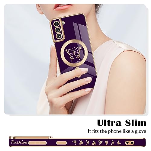 Magnetic Butterfly Case for Samsung Galaxy S21 Plus