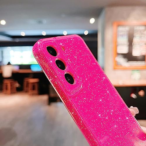 MINSCOSE Neon Bling Slim Case for Galaxy S22 Plus