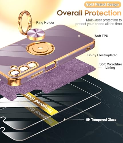 LeYi Samsung Galaxy A15 5G Case with Protector