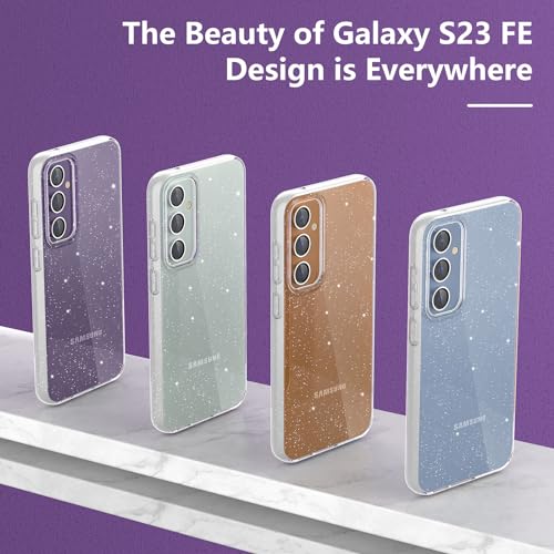 KSWOUS Glitter Phone Case for Samsung Galaxy S23 FE