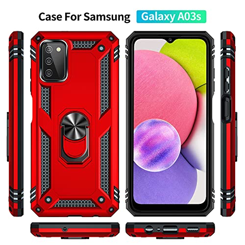 Military-Grade Samsung Galaxy A03S Case with Ring