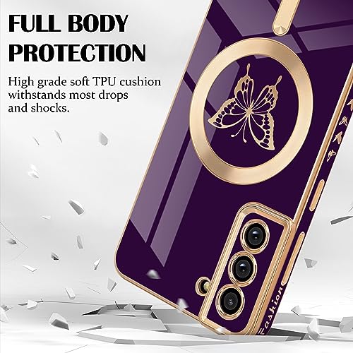 Magnetic Butterfly Case for Samsung Galaxy S21 Plus