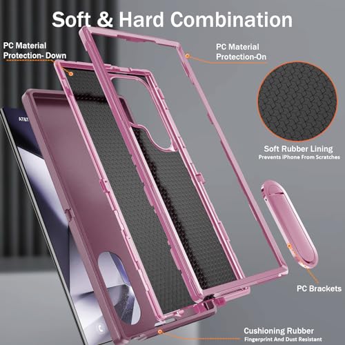 Samsung Galaxy S24 Ultra Case with Built-in Kickstand