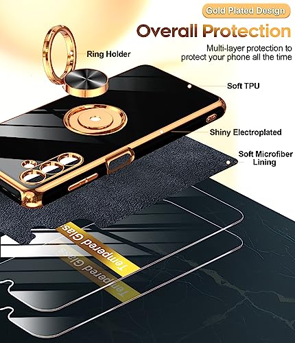 LeYi Galaxy A13-5G Case with Rotatable Ring Kickstand