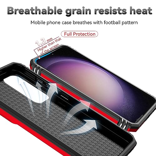 SunStory Military-Grade Case with Kickstand for Galaxy S23 FE