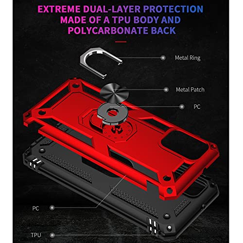 Military-Grade Samsung Galaxy A03S Case with Ring