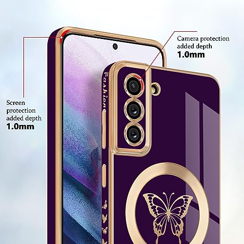 Magnetic Butterfly Case for Samsung Galaxy S21 Plus