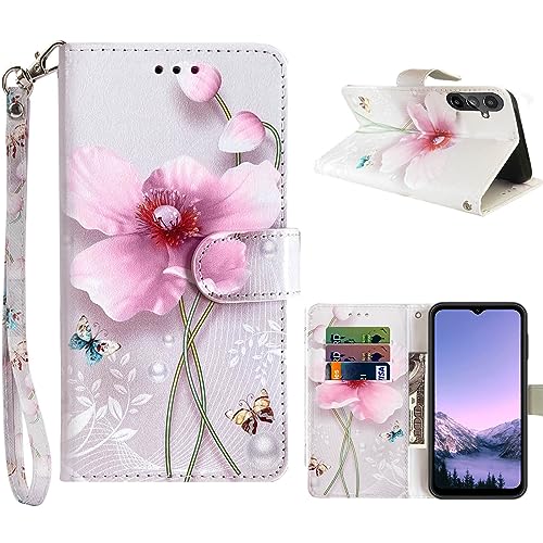 Floral Wallet Case for Galaxy A14 5G