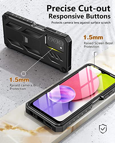 Samsung Galaxy A03S Rugged Armor Case with Kickstand