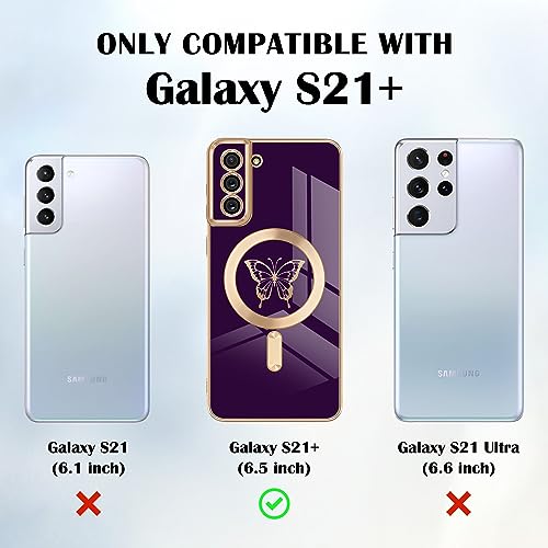 Magnetic Butterfly Case for Samsung Galaxy S21 Plus
