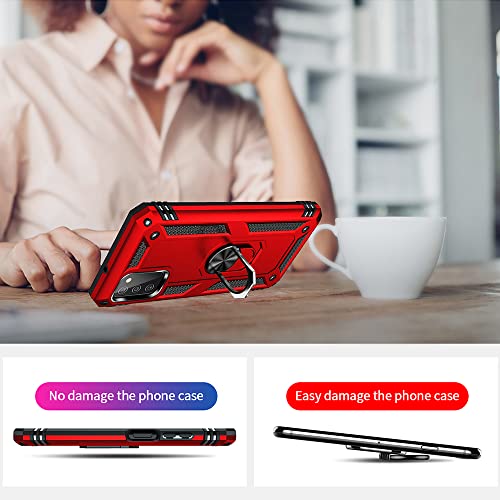 Military-Grade Samsung Galaxy A03S Case with Ring